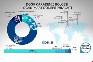 DOĞU KARADENİZ BÖLGESİ İHRACATINDA YENİ REKOR